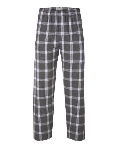 Boxercraft BM6624 — Charcoal Lavender Tomboy Plaid — front