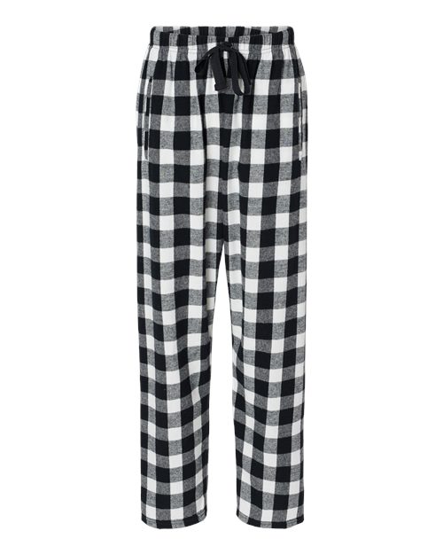 Boxercraft BW6620 — Black White Buffalo Plaid — front