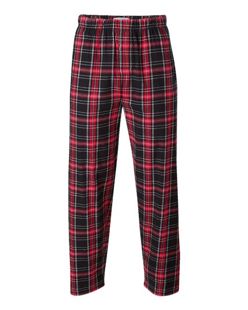 Boxercraft BM6624 — Black Red Kingston Plaid — front