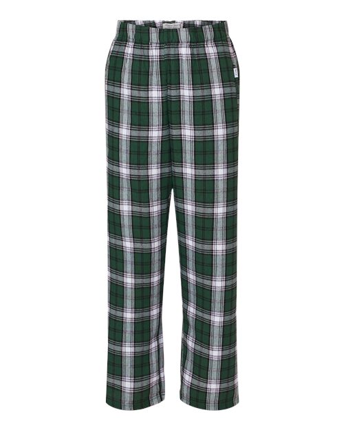 Boxercraft BY6624 — Green White Plaid — front
