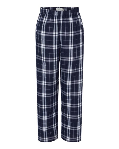 Boxercraft BY6624 — Navy Silver Plaid — front