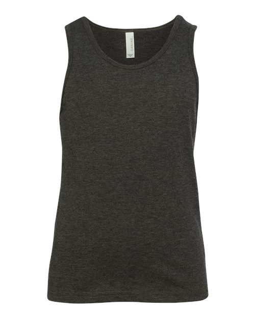 BELLA + CANVAS 3480YCVC — Dark Heather Grey — front