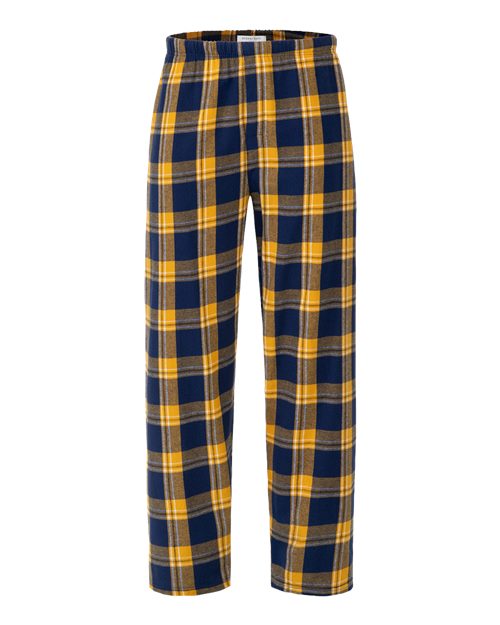 Boxercraft BM6624 — Navy Gold Mcintosh Plaid — front