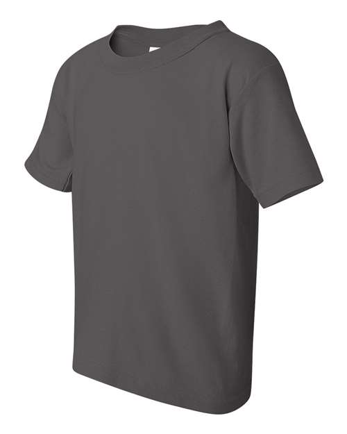 Gildan 5000B — Charcoal — side