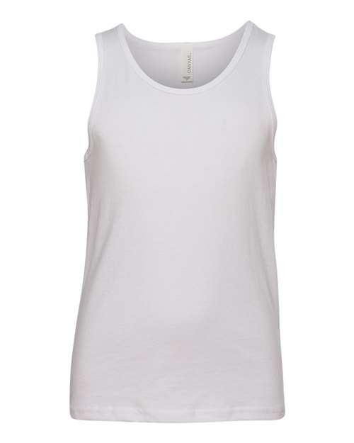 BELLA + CANVAS 3480Y — White — front