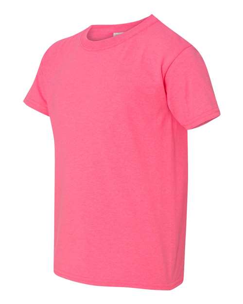 Gildan 5000B — Safety Pink — side
