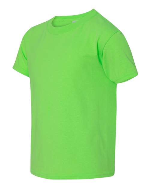 Gildan 5000B — Neon Green — side