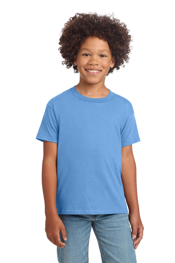 Gildan 64000B — Carolina Blue — front