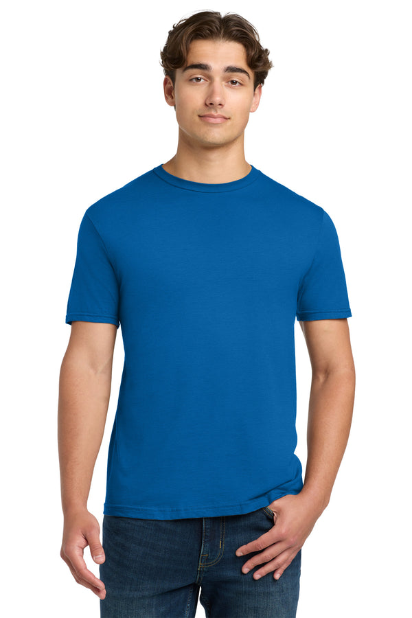 Gildan 64000 — Neon Blue — front