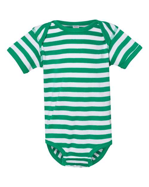 Rabbit Skins 4400 — Kelly White Stripe — front