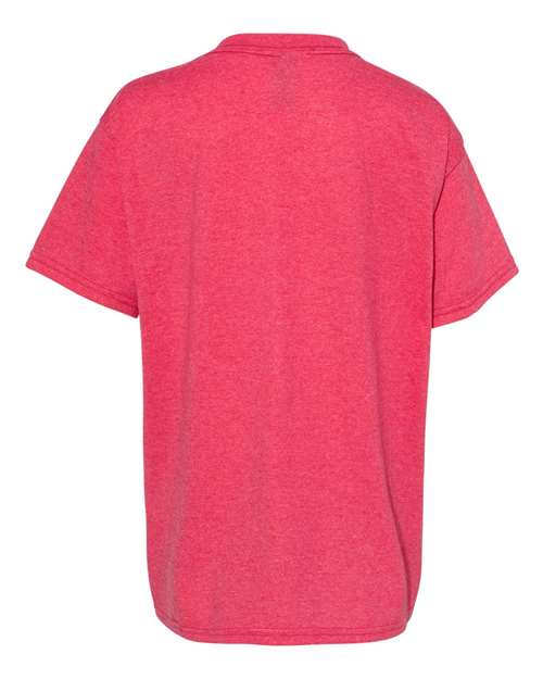 Gildan 5000B — Heather Red — back