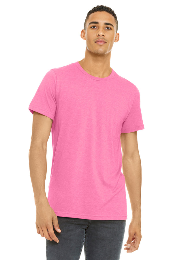 Bella + Canvas 3001CVC — Neon Pink — front