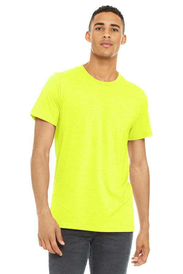Bella + Canvas 3001CVC — Neon Yellow — front