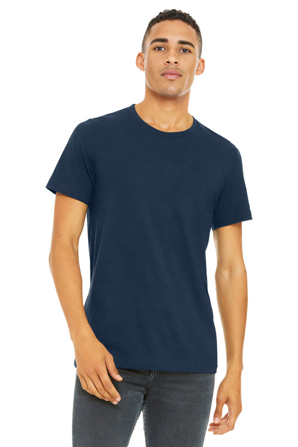 Bella + Canvas 3001CVC — Solid Navy Blend — front