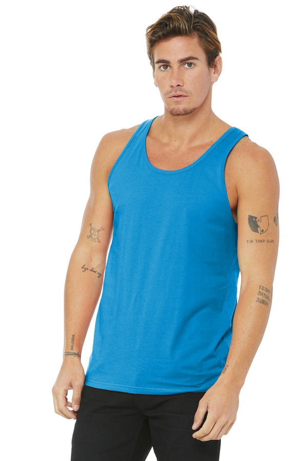 Bella + Canvas 3480 — Neon Blue — front