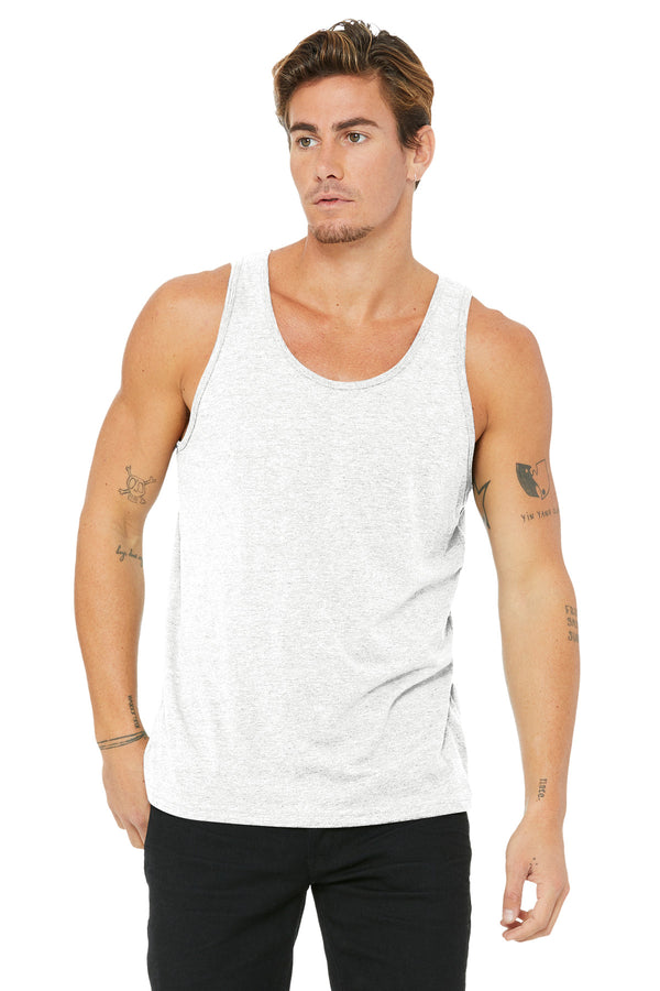 Bella + Canvas 3480 — White Fleck Triblend — front