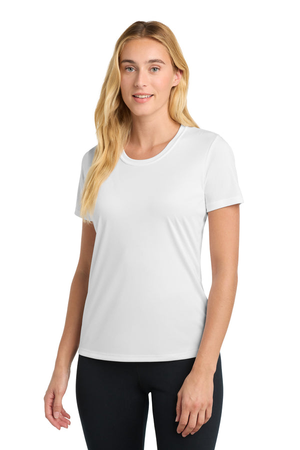 Sport-Tek LST350 — White — front