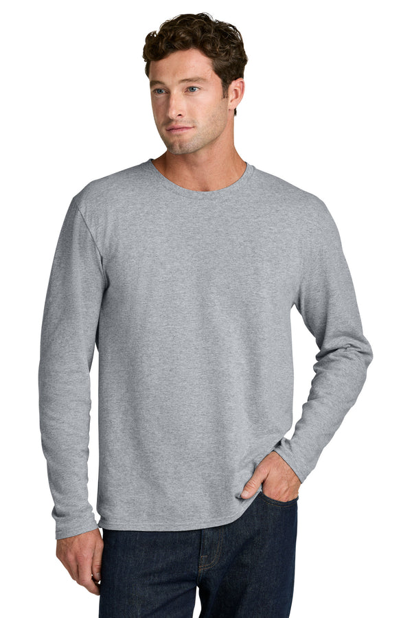 Port & Co PC43LS — Athletic Heather — front