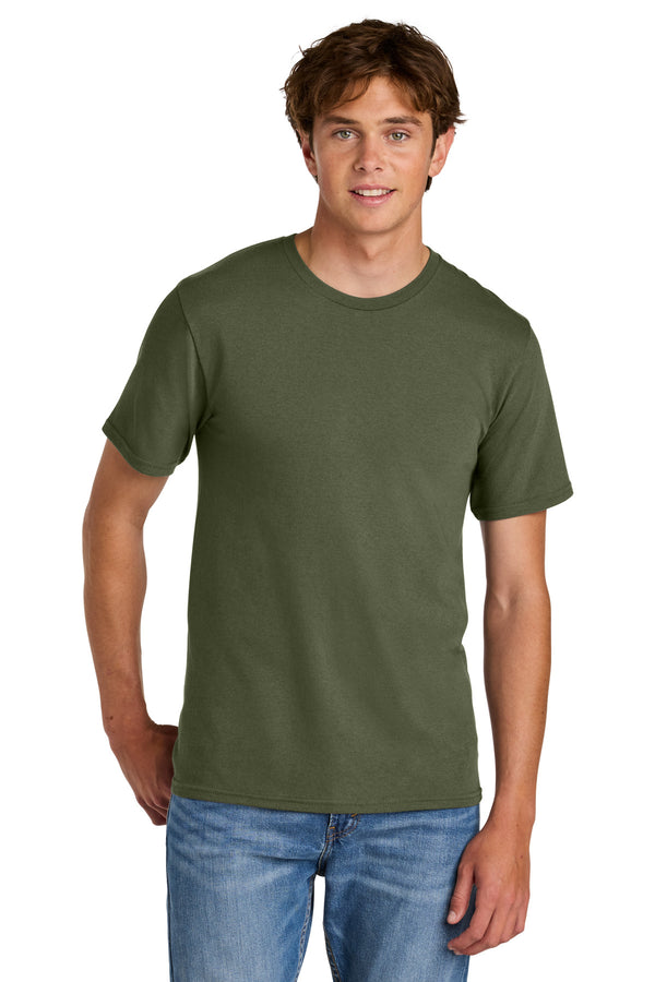 Port & Co PC43 — Olive Drab Green — front