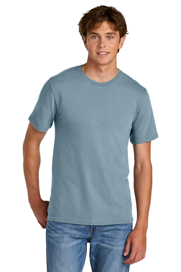 Port & Co PC43 — Stonewashed Blue — front