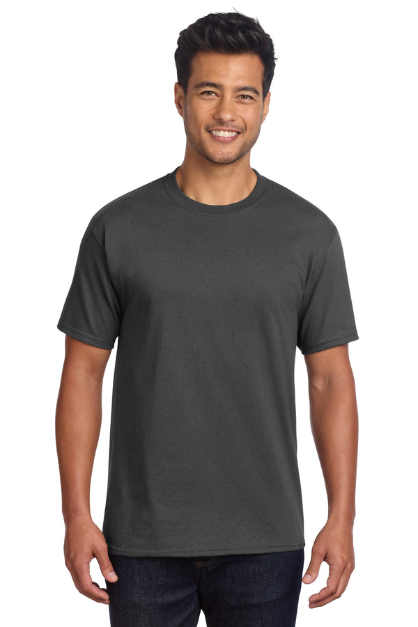 Port & Co PC54DTG — Charcoal — front