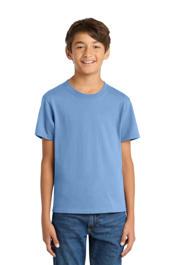 Port & Co PC54Y — Carolina Blue — front