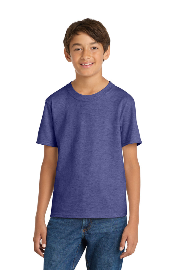 Port & Co PC54Y — Heather Purple — front