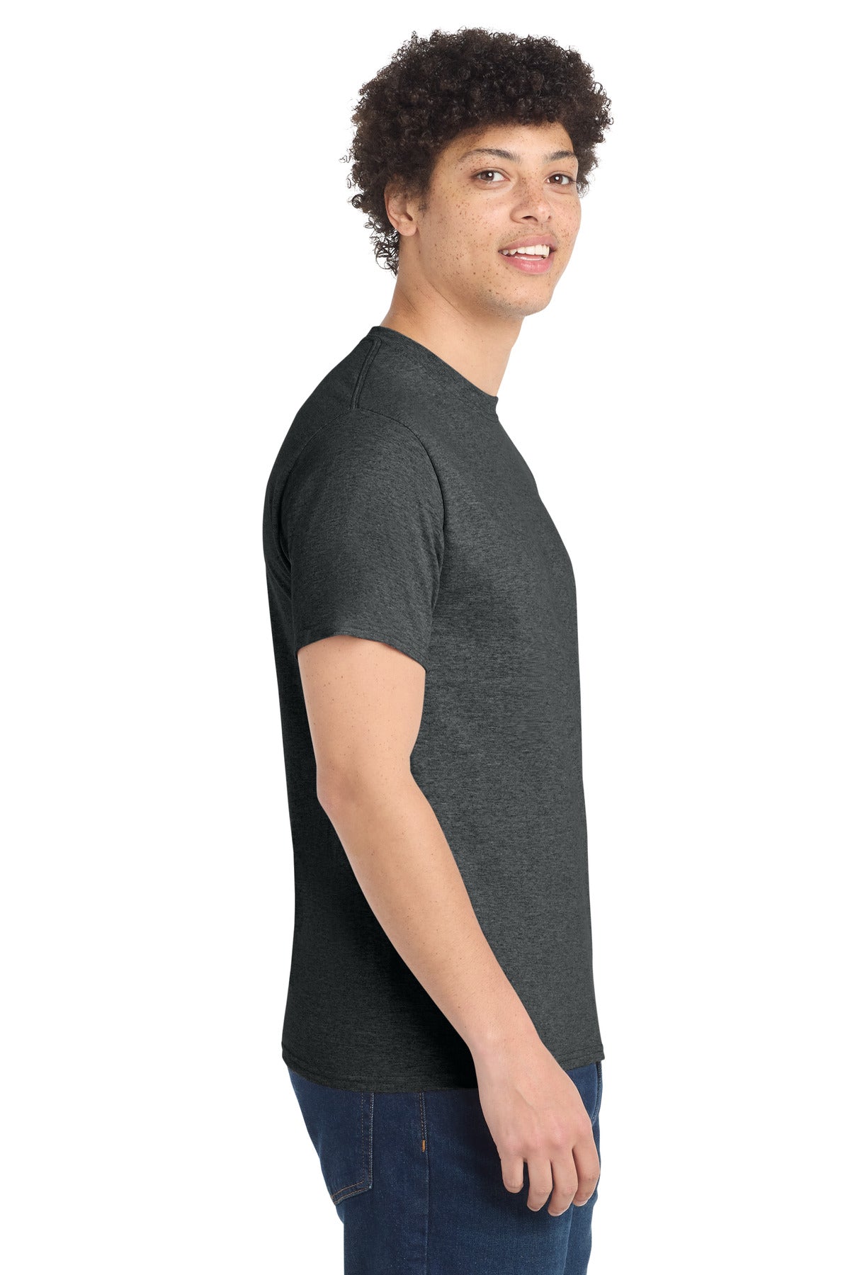 Port & Co PC54 — Black Heather — side