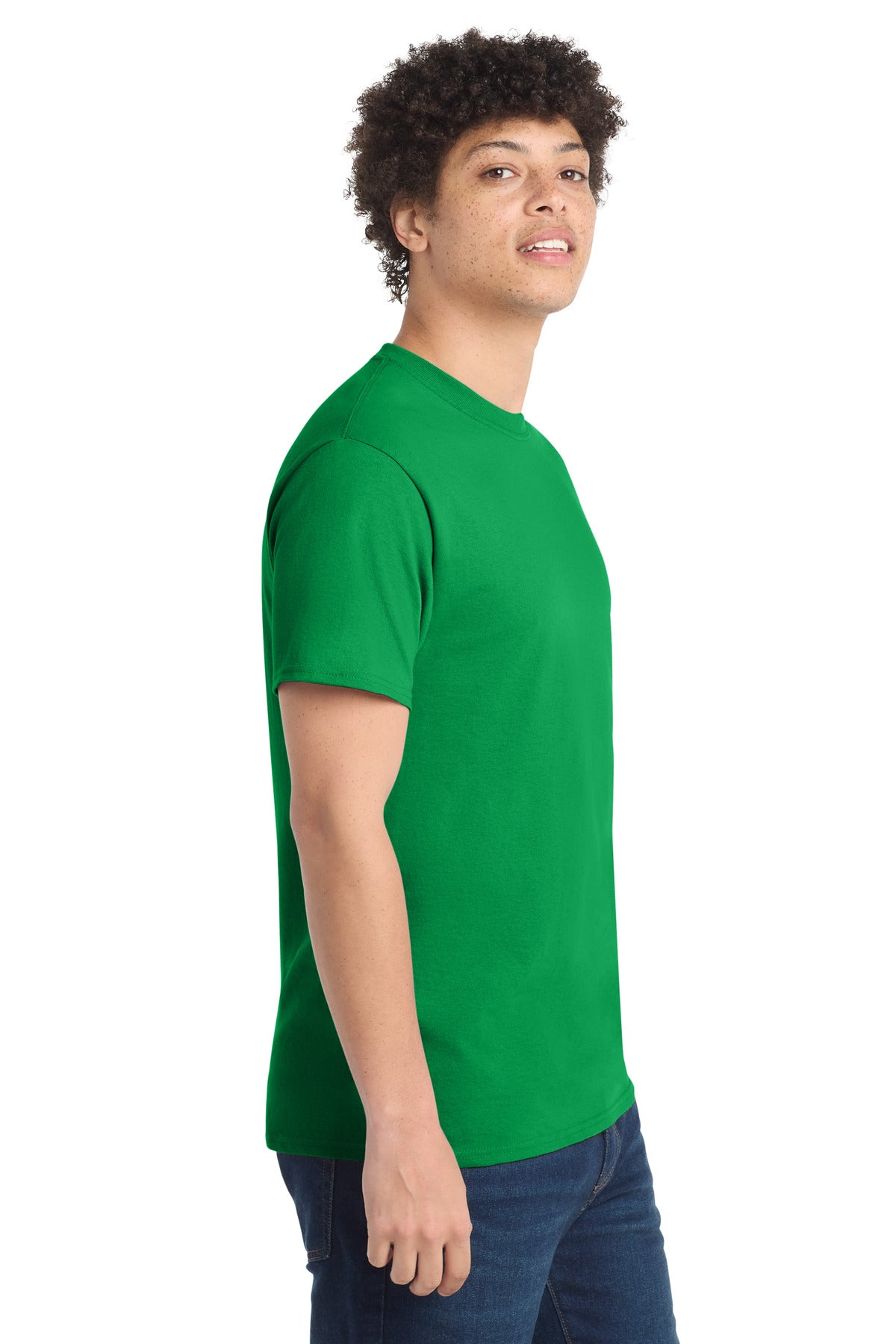 Port & Co PC54 — Clover Green — side