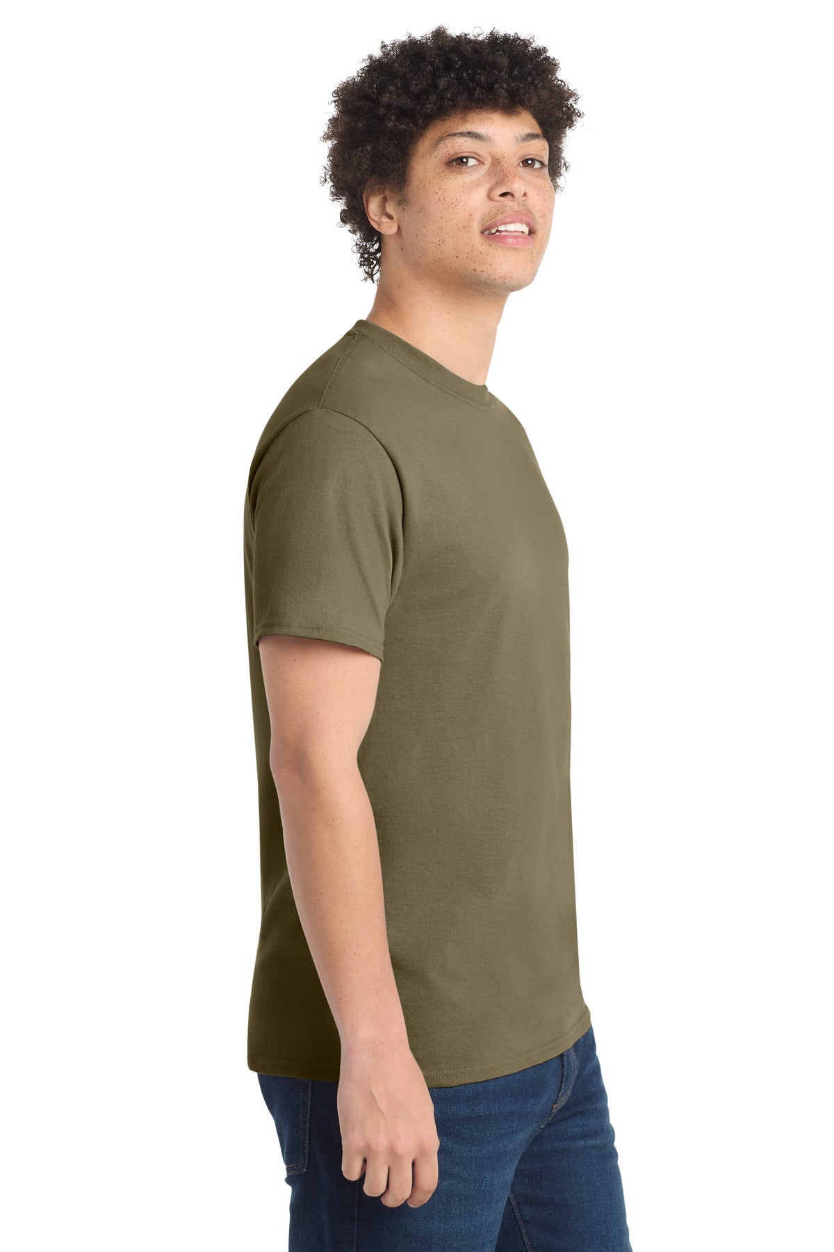 Port & Co PC54 — Coyote Brown — side