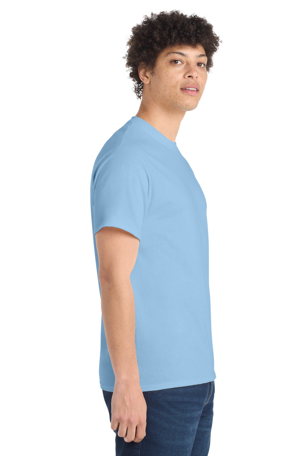 Port & Co PC54 — Light Blue — side