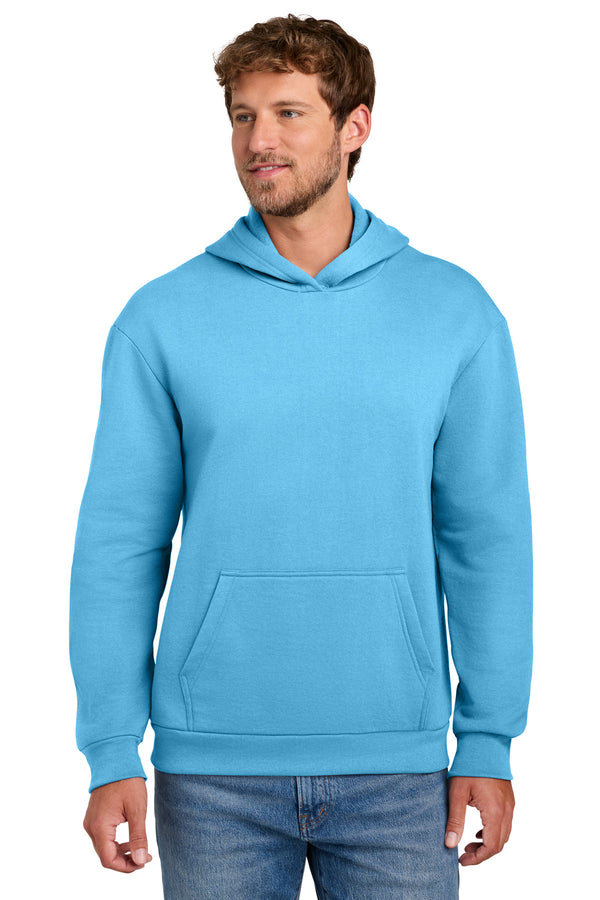 Port & Co PC68H — Aquatic Blue — front