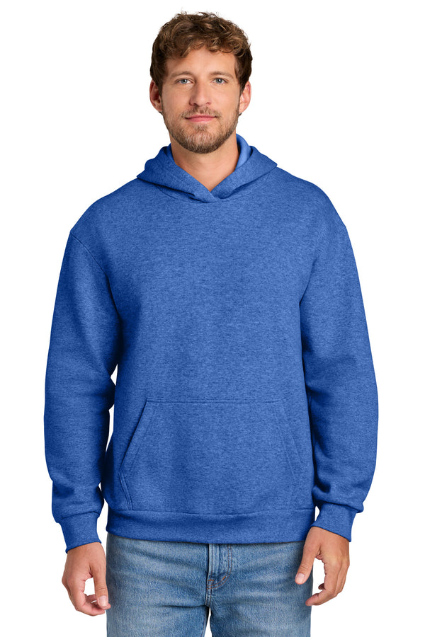 Port & Co PC68H — Heather Royal — front