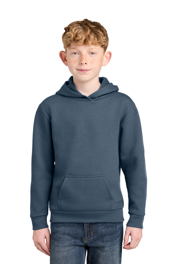 Port & Co PC68YH — Steel Blue — front