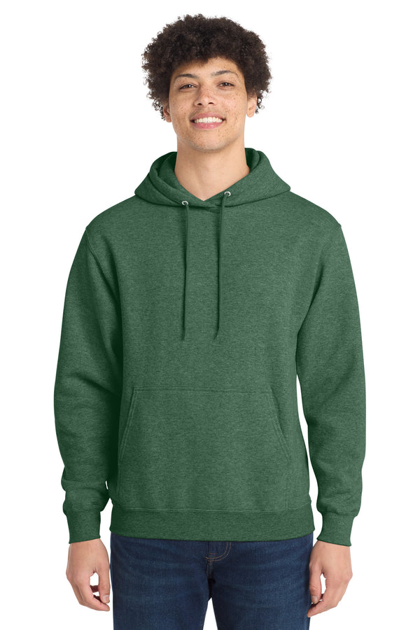 Port & Co PC78H — Forest Green Heather — front