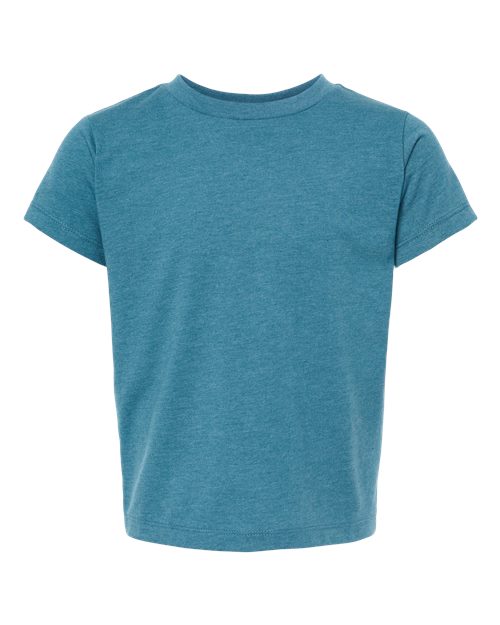 BELLA + CANVAS 3001T — Heather Deep Teal — front