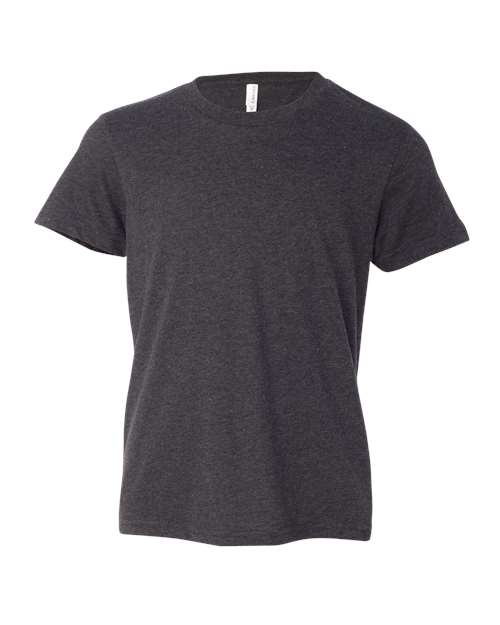BELLA + CANVAS 3001YCVC — Dark Heather Grey — front