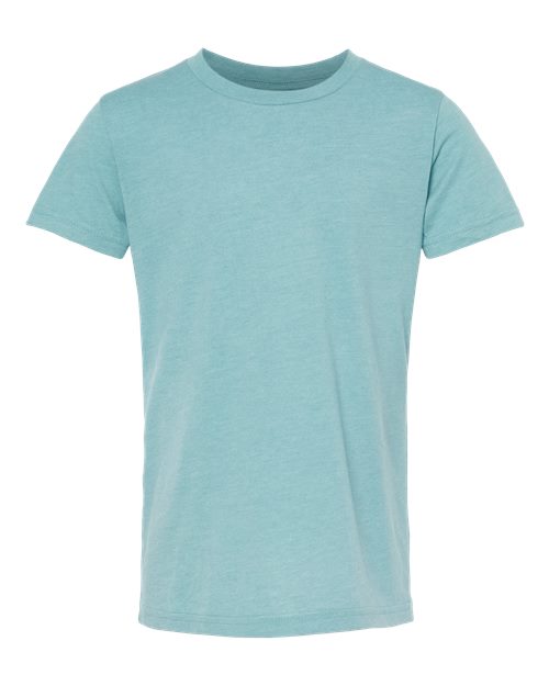 Bella + Canvas 3001YCVC — Heather Blue Lagoon