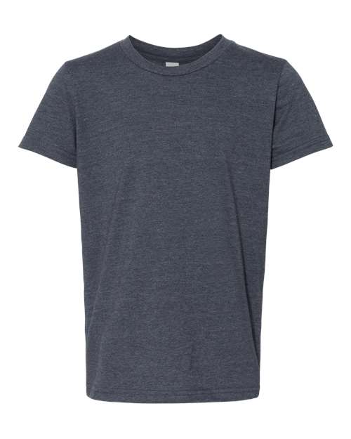 BELLA + CANVAS 3001YCVC — Heather Navy — front