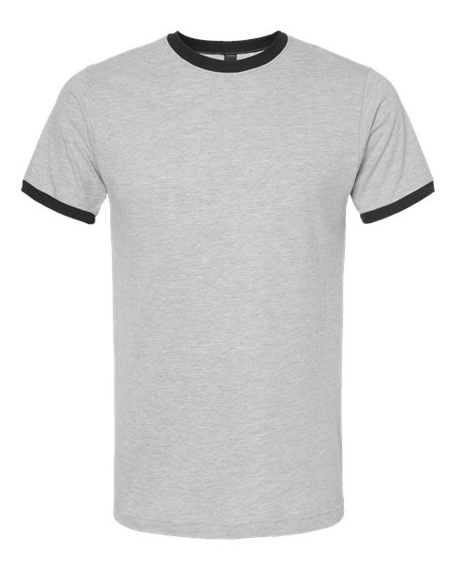 Tultex 246 — Heather Grey Black — front