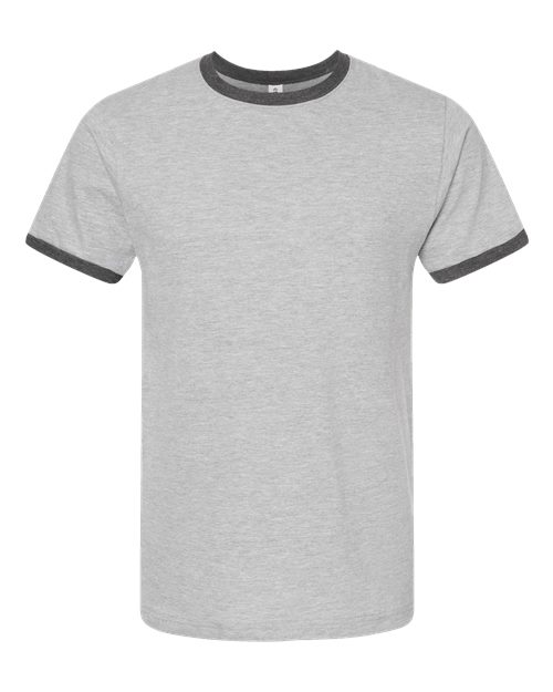 Tultex 246 — Heather Grey Heather Charcoal — front
