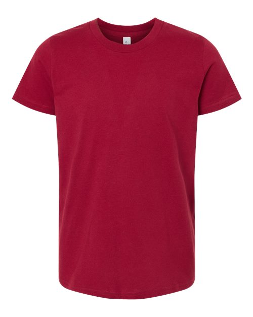 BELLA + CANVAS 3001Y — Cardinal — front
