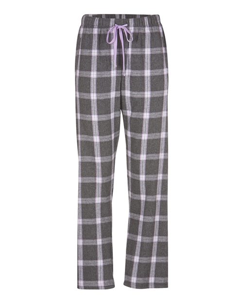 Boxercraft BW6620 — Charcoal Lavender Tomboy Plaid — front