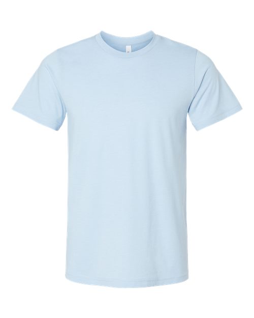 BELLA + CANVAS 3001CVC — Heather Baby Blue — front