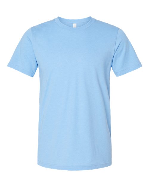 BELLA + CANVAS 3001CVC — Heather Carolina Blue — front