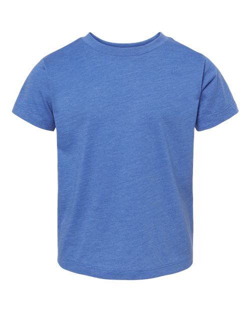 BELLA + CANVAS 3001T — Heather True Royal — front