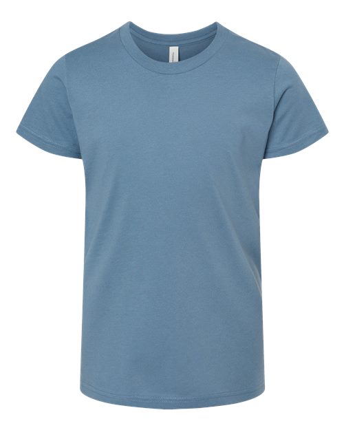 BELLA + CANVAS 3001Y — Steel Blue — front