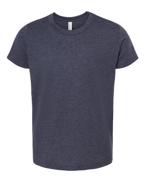 Bella + Canvas 3001YCVC — Heather Midnight Navy