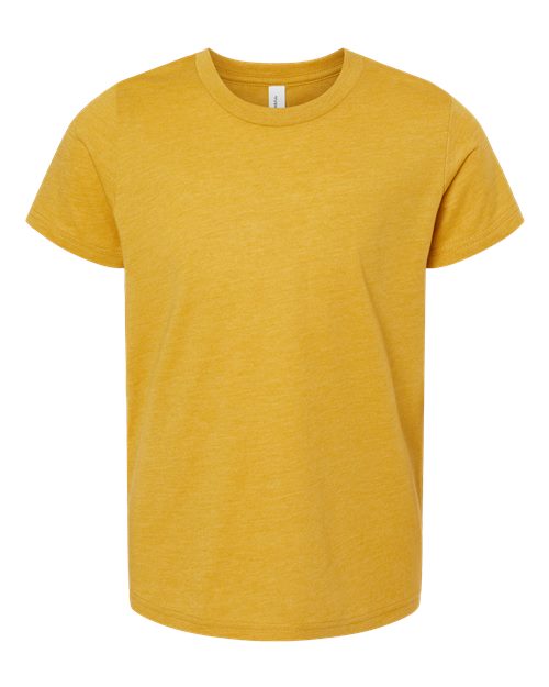 BELLA + CANVAS 3001YCVC — Heather Mustard — front
