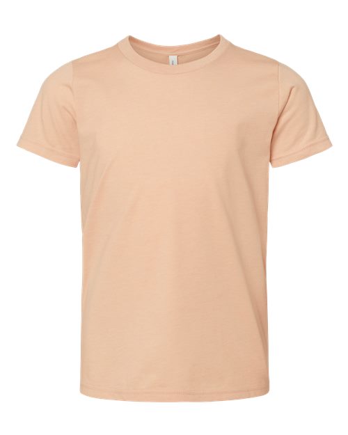 BELLA + CANVAS 3001YCVC — Heather Peach — front
